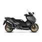 POT MAXISCOOTER LEOVINCE LV-12 BLACK EDITION POUR YAMAHA 560 TMAX 2020> (COUPELLE CARBONE) (AVEC CATALYSEUR) (HOMOLOGUE CE) -REF 15305BK- 8057168860979