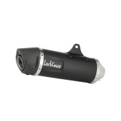 POT MAXISCOOTER LEOVINCE SBK NERO POUR HONDA 125 FORZA 2017>2020 EURO 4 (COUPELLE CARBONE) (AVEC CATALYSEUR) (HOMOLOGUE CE) -REF 14052K- 8051122156573