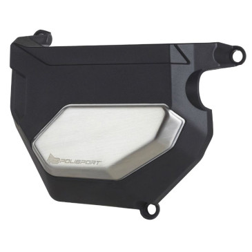 PROTECTION/COUVRE CARTER D'EMBRAYAGE POUR YAMAHA 900 MT-09 2014>2020, TRACER 2014>2020, FZ-09 2014>2017, XSR 2015>2021 NOIR (COTE DROIT) -POLISPORT- 5604415127960