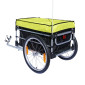 REMORQUE VELO UTILITAIRE MAXI 40Kg AVEC HOUSSES (DIMENSIONS INTERIEURES L68xl42xH38) AVEC ROUES 20" FIXATION AXE DE ROUE - MONTAGE RAPIDE SANS OUTIL 