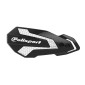 POLISPORT OPEN HANDGUARDS - MX FLOW FOR 250 KX F 2008>2018, 450 KX F 2008>2018 Black/white 5604415124723