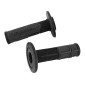 GRIP- DOMINO ORIGINAL- OFF ROAD 801 CARBON GEL- Black/grey CLOSED END 115mm (CROSS/MX) (PAIR) 0801766028853
