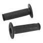 GRIP- DOMINO ORIGINAL- OFF ROAD 802 CARBON GEL - Black/Carbon CLOSED END 118mm (CROSS/MX) (PAIR) 0801766029744