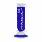 REVETEMENT POIGNEE PROGRIP SCOOTER ON ROAD 732 DOUBLE DENSITE BLANC/BLEU CLOSED END 125mm (PAIRE) 0801766028624