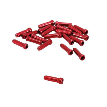 EMBOUT DE CABLE DE FREIN POUR TROTTINETTE ROUGE (VENDU PAR 20) -SELECTION P2R-