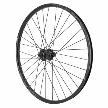 ROUE VTT DISQUE BLOCAGE 27.5" KLIXX TUBELESS READY ARRIERE NOIR MOYEU SHIMANO M475 11/10/9/8V DISQUE 6 TROUS RAYONS RENFORCES EN 2.2mm POUR VAE - JANTE 23C 32 RAYONS ALL MOUNTAIN 3660429948955