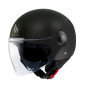 HELMET-OPEN FACE MT STREET SOLID-MATT BLACK S (ECE 22.06)