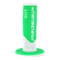 GRIP- PROGRIP OFF ROAD 801 DUAL DENSITY - FLUO DESIGN WHITE/GREEN 115mm (PAIR) (CROSS/MX) 0801766067975