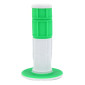GRIP- PROGRIP OFF ROAD 801 DUAL DENSITY - FLUO DESIGN WHITE/GREEN 115mm (PAIR) (CROSS/MX) 0801766067975