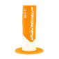 GRIP- PROGRIP OFF ROAD 801 DUAL DENSITY - FLUO DESIGN WHITE/ORANGE 115mm (PAIR) (CROSS/MX) 0801766067937