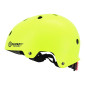 CASQUE VELO ADULTE AUVRAY URBAN JAUNE FLUO AVEC ECLAIRAGE INTEGRE SUR MOLETTE REGLABLE TAILLE 54-58 