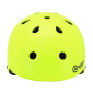 CASQUE VELO ADULTE AUVRAY URBAN JAUNE FLUO AVEC ECLAIRAGE INTEGRE SUR MOLETTE REGLABLE TAILLE 58-61 