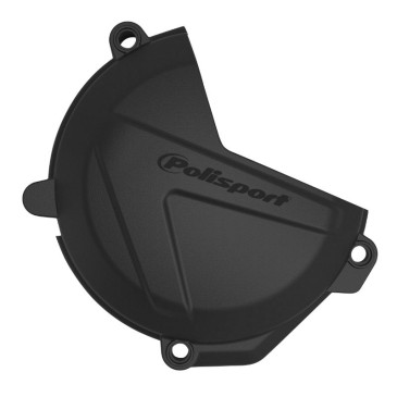 CLUTCH COVER FOR KTM 250, 350 SX F, XC F 2016>2022 / HUSQVARNA 250, 350 FC 2016>2022 BLACK -POLISPORT- 5604415081132