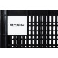 PANIER / CAISSE PLASTIQUE RECYCLE BASIL NOIR 29L AVANT/ARRIERE (33x44x25cm) (POSSIBILITE DE FIXER AVEC REF 150413) 8715019211348