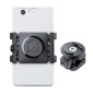 SUPPORT SMARTPHONE/TELEPHONE SCOOTER SP CONNECT PACK/KIT FIXATION UNIVERSELLE NOIR (RETROVISEUR) (DIAM 10-16 mm) SPC+ 4028017525008