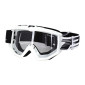 MASQUE/LUNETTES CROSS PROGRIP 3201 TR ATZAKI BLANC ECRAN TRANSPARENT ANTI-RAYURES/ANTI U.V. COMPATIBLE AVEC PORT LUNETTES DE VUE (HOMOLOGUE CE-EN AC-12072 REV.1) 0801766022974