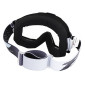 MOTOCROSS GOGGLES PROGRIP 3201 ATZAKI - BLACK CLEAR VISOR ANTI-SCRATCH/U.V. PROTECTIVE - FOR GLASSES WEARERS -APPROVED AC-10170 0801766022981