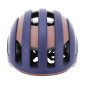 CASQUE VELO ADULTE AUVRAY URBAIN SAFE MARINE/MARRON DOUBLE IN-MOLD AVEC ECLAIRAGE INTEGRE AIMANTE USB TAILLE 56-59 REGLAGE MOLETTE 3700807709362