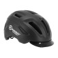 CASQUE VELO ADULTE AUVRAY URBAIN REFLEX NOIR IN-MOLD TAILLE 59-63 REGLAGE MOLETTE 