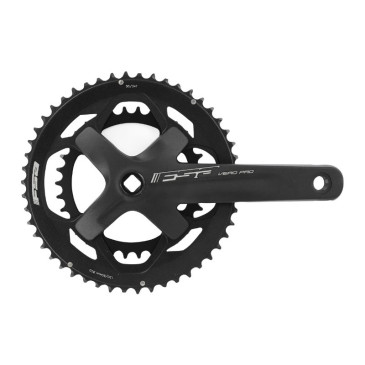 PEDALIER ROUTE FSA 10/11V. VERO PRO COMPACT NOIR MAT 170mm 50-34 AXE CARRE DIAM 120/90 4711233854990