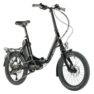 VELO ELECTRIQUE/VAE PLIANT CITY 20 LEADER FOX HARLAN 2023 MIXTE NOIR 8V MOTEUR CENTRAL BAFANG M300 36V 80Nm BATTERIE 14Ah