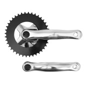 CHAINSET FOR URBAN BIKE- P2R- ALUMINIUM CRANKS 170mm -40T. CHAIN 2.38 (3/32") 3700948114896