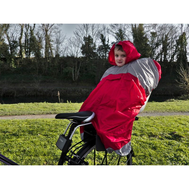 Poncho Protection Pluie pour Porte Bébé et Siège Enfant Arrière