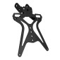 LICENSE PLATE HOLDER (Short) FOR YAMAHA 530 TMAX 2012>2016 With reflectors and screws kit - AVOC 3700948240564