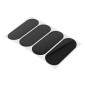 STICKER - REFLECTIVE FOR HELMET - BLACK (Set of 4) -P2R- 3700948258583