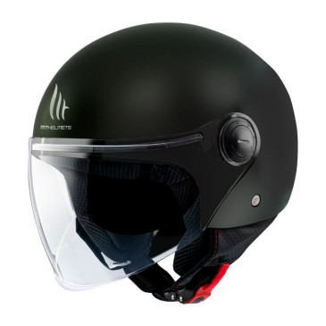 CASQUE JET MT STREET S UNI NOIR BRILLANT M (ECE 22.06) 8434639178595