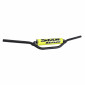 GUIDON MOTO CROSS STAR BAR MX/ENDURO ALU 2014 T6 DIAM 22,2mm L800mm H86mm NOIR AVEC BARRE DE RENFORT/MOUSSE JAUNE 3700948149607