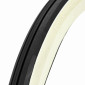 TYRE FOR MOPED 19'' 1.75-19 (1 3/4-19) HUTCHINSON Ribbed SOLEX TT 21B REINF - BLACK/WHITE 3248382092511