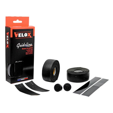 RUBAN DE GUIDON / CINTRE VELOX SOFT PERFORE NOIR - GUIDOLINE 3660429393427