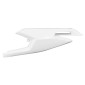CARENAGE/COQUE AR 50 A BOITE ADAPTABLE DERBI 50 SENDA XTREME 2018>/GILERA 50 RCR 2018>, SMT 2018>/APRILIA 50 SX 2018> BLANC BRILLANT GAUCHE -P2R- 3700948257708