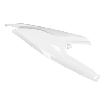 CARENAGE/COQUE AR 50 A BOITE ADAPTABLE DERBI 50 SENDA XTREME 2018>/GILERA 50 RCR 2018>, SMT 2018>/APRILIA 50 SX 2018> BLANC BRILLANT DROIT -P2R- 3700948257692