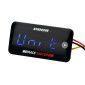 THERMOMETER DIGITAL/VOLTMETER - VOCA RACE FASTER SLIM TOUCH - FOR COOLING CIRCUIT LIQUID 0-120°C BLUE LEDS WARNING. 3700948276211