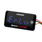 THERMOMETER DIGITAL/VOLTMETER - VOCA RACE FASTER SLIM TOUCH - FOR COOLING CIRCUIT LIQUID 0-120°C BLUE LEDS WARNING. 3700948276211