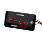 THERMOMETER DIGITAL/VOLTMETER - VOCA RACE FASTER SLIM TOUCH - FOR COOLING CIRCUIT LIQUID 0-120°C RED LEDS WARNING. 3700948276228
