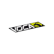 STICKER VOCA RACING 110x40 mm Yellow (SOLD PER UNIT) 3700948276358