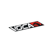 STICKER VOCA RACING 110x40 mm Red (SOLD PER UNIT) 3700948276402