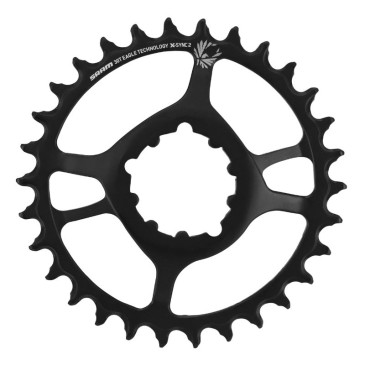 PLATEAU VAE/E-BIKE DIRECT MOUNT SRAM X-SYNC2 11/12V. ACIER 30DTS MONO NOIR BOOST OFFSET 6mm 710845820816