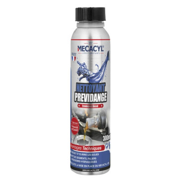 ADDITIF HUILE MOTEUR NETTOYANT PRE-VIDANGE MECACYL MOTEUR ESSENCE ET DIESEL 300 ml (VENDU A L'UNITE) 3760011068556