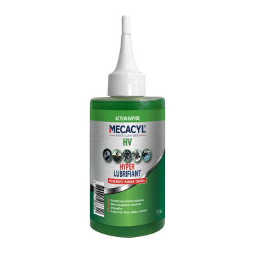 LUBRIFIANT PIGNON, CHAINE MECACYL HV HYPER LUBRIFIANT 125 ml (VENDU A L'UNITE) 3760011067320