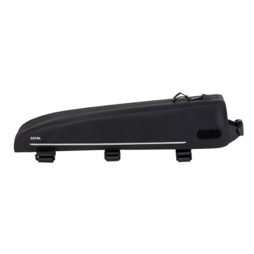 SACOCHE DE SELLE VELO ZEFAL Z-ADVENTURE T3 POUR 2.2L NOIR ETANCHE FIXATION VELCRO ( L 440 x 45 x 100mm) ZIP ETANCHE 3420586601168