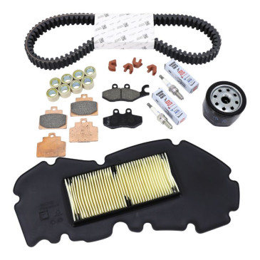 KIT ENTRETIEN MAXISCOOTER ORIGINE PIAGGIO 530 MP3 2022> (AVEC PLAQUETTES DE FREIN) -1R000550-