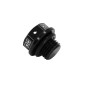 OIL CAP STAGE 6 FOR MBK 50 BOOSTER, STUNT, NITRO/YAMAHA 50 BWS, SLIDER, AEROX -REPLAY Black -