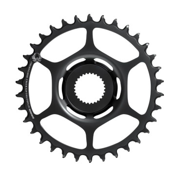 PLATEAU VAE/E-BIKE DIRECT MOUNT POUR BOSCH SRAM EAGLE X-SYNC2 34DTS MONO 4ème GENERATION NOIR (DEPORT 10mm) 12V. 0710845826078