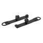 PLAQUE NUMERO/TETE DE FOURCHE 50 A BOITE UNIVERSEL REPLAY RIVALE FLASH NOIR MAT AVEC ECLAIRAGE LED (AVEC FIXATIONS)** 3700948258408