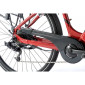 VELO ELECTRIQUE/VAE CITY 28 LEADER FOX NARA 2023 MIXTE ROUGE 7V MOTEUR ROUE AR BAFANG 36V 45Nm BATTERIE 15Ah (16,5'' - H43cm - TAILLE S - POUR ADULTE DE 158cm à 168cm)