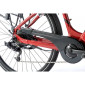 VELO ELECTRIQUE/VAE CITY 28 LEADER FOX NARA MIXTE ROUGE 7V MOTEUR ROUE AR BAFANG 36V 45Nm BATTERIE 15Ah (16,5'' - H43cm - TAILLE S - POUR ADULTE DE 158cm à 168cm) 8592826036216